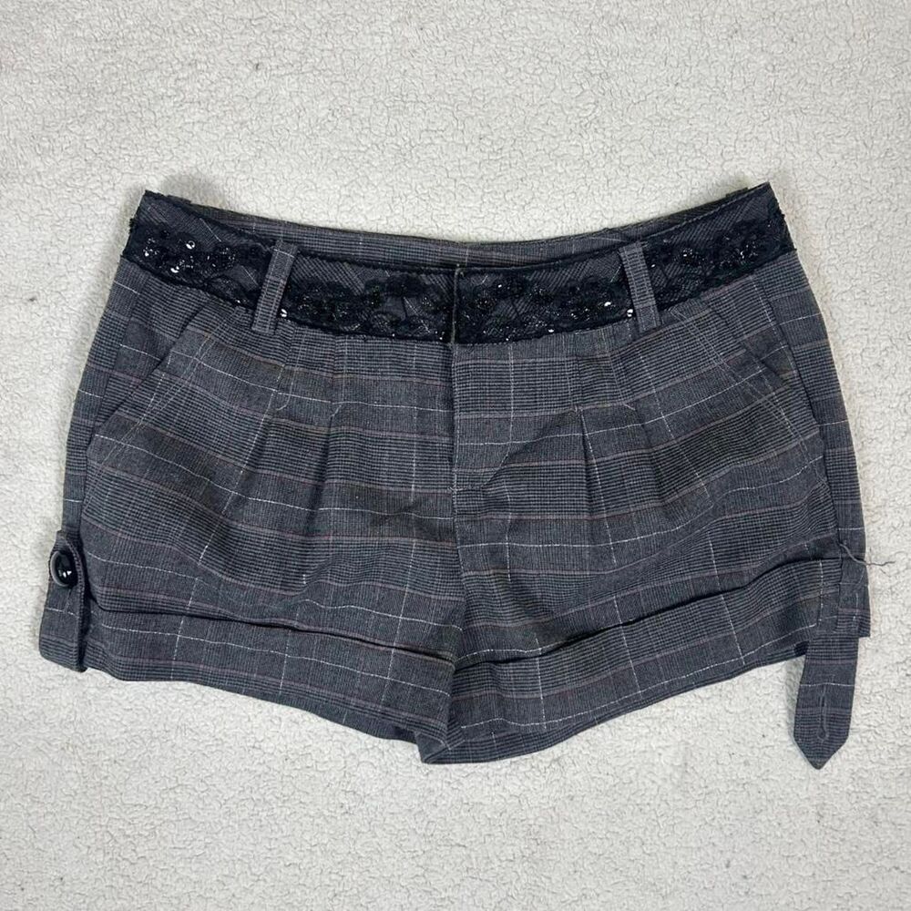 Adorable Dark Coquette Office Siren Horror Game Protaganist Heatherette Shorts